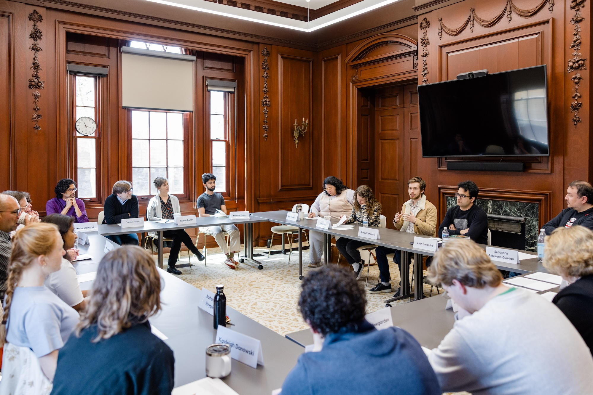 The Fellows Seminar meeting in room 106